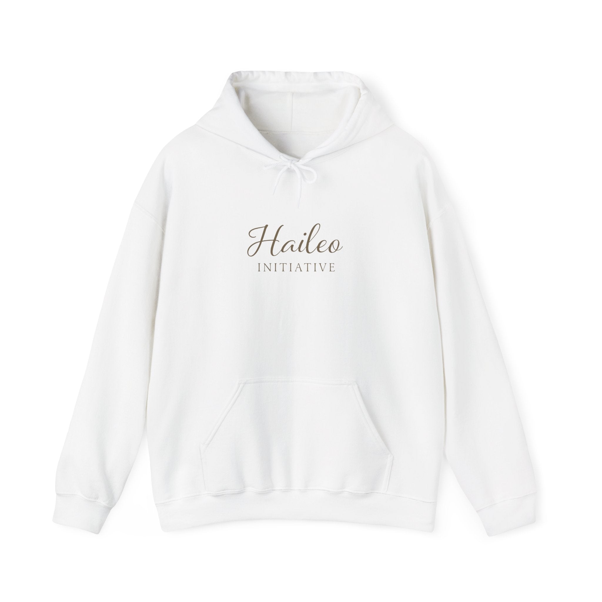 Hailee Initiative Hoodie — Minimal Script Logo Pullover