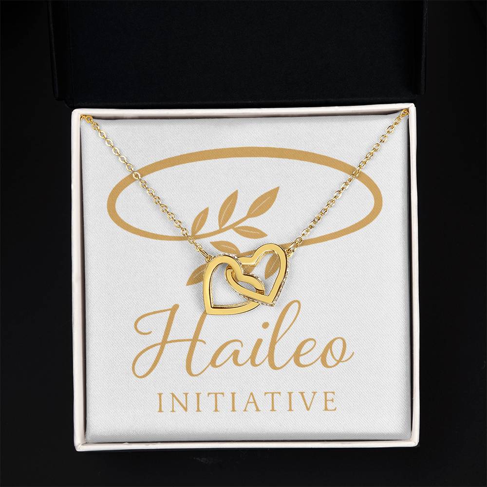Haileo Interlocking Hearts Necklace