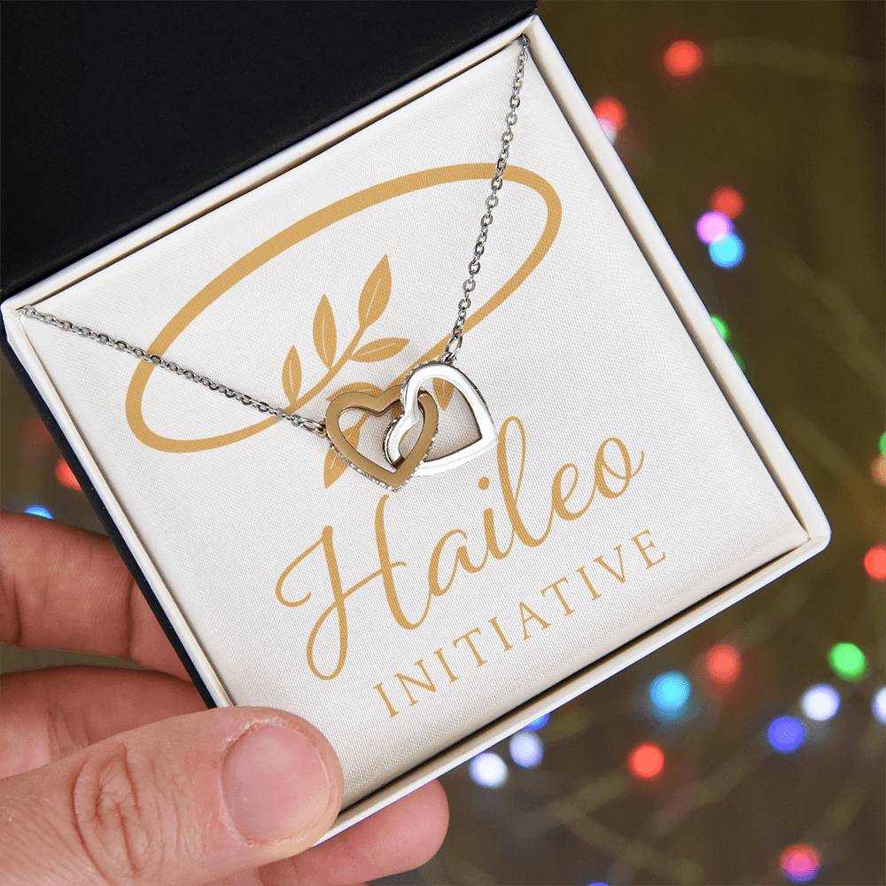 Haileo Interlocking Hearts Necklace
