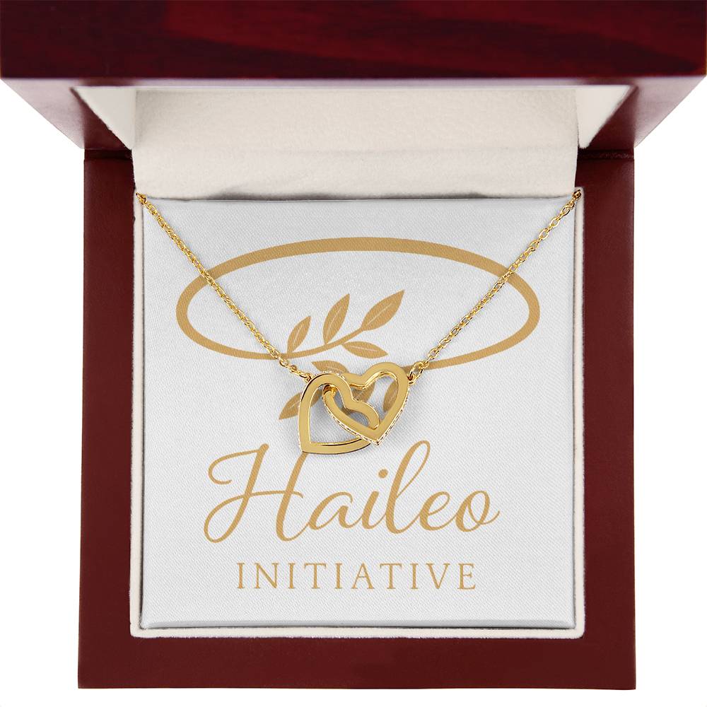 Haileo Interlocking Hearts Necklace