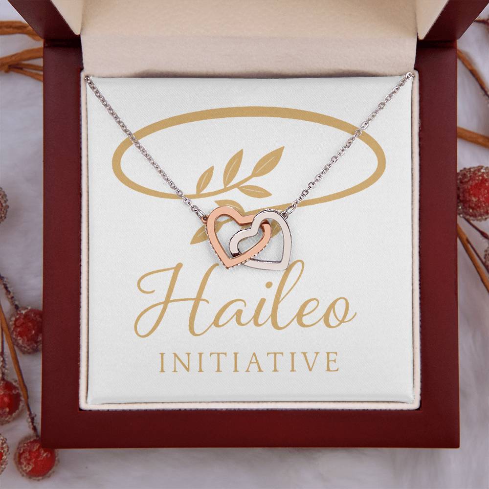 Haileo Interlocking Hearts Necklace